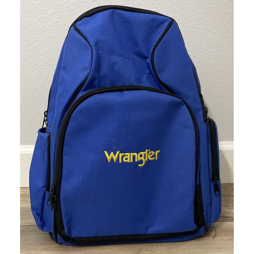 Wrangler Backpack‎ lightweight two compartment Blue